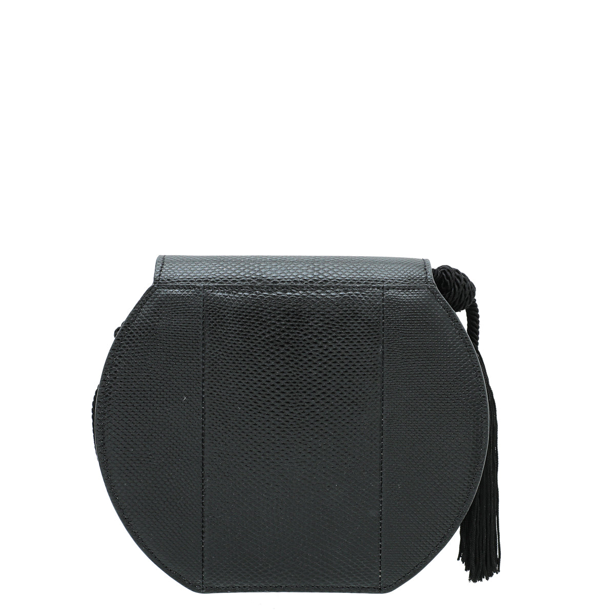 YSL Black Tassel Demi Lune Minaudiere Bag-YSL-THE CLOSET