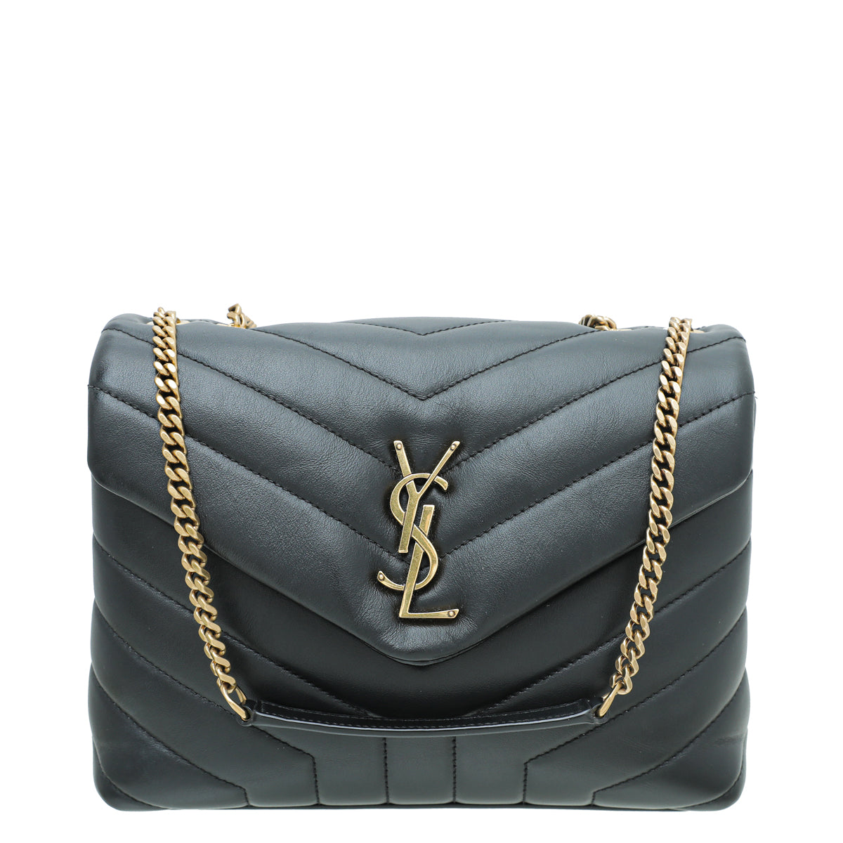 YSL Black Loulou Small Chain Bag-YSL-THE CLOSET