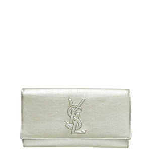 YSL Metallic Gold Belle De Jour Clutch