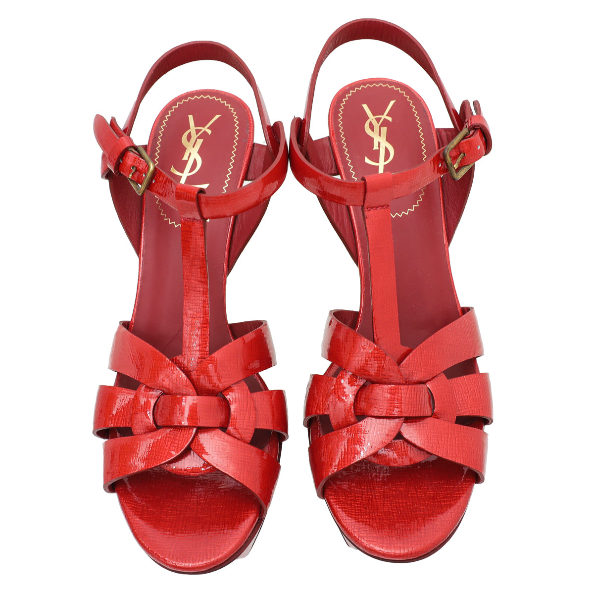 Ysl tribute red on sale patent