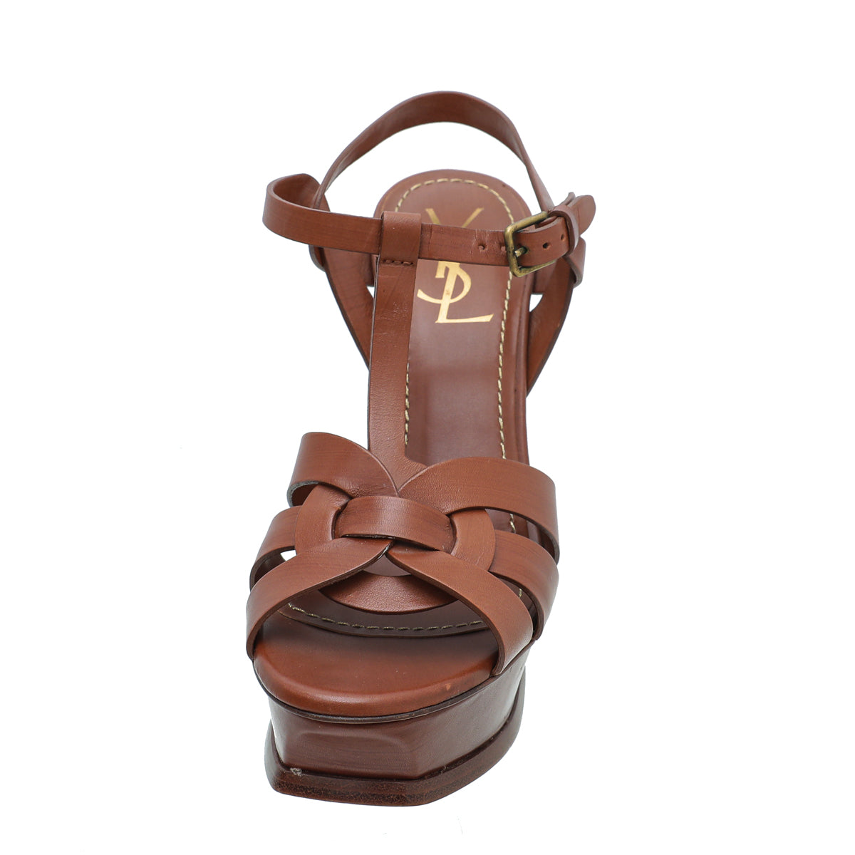 YSL Orange Tribute Sandal 38-YSL-THE CLOSET