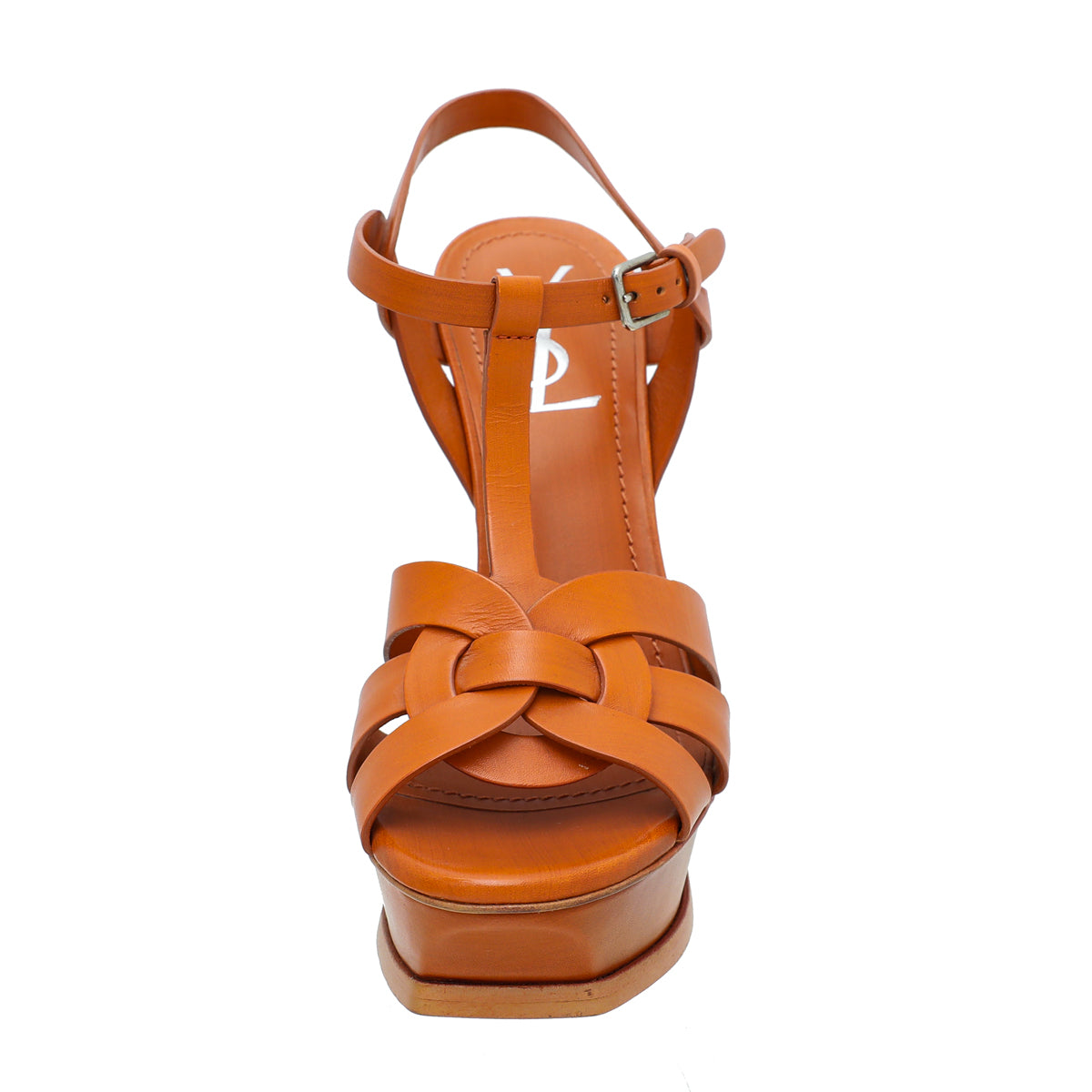 YSL Orange Tribute Sandal 38-YSL-THE CLOSET
