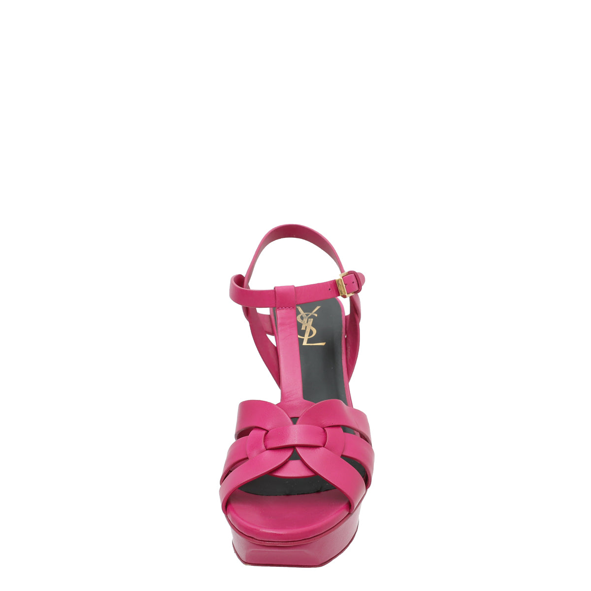 YSL Fuchsia Tribute Sandal 39-YSL-THE CLOSET