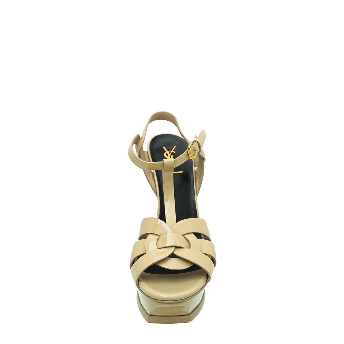 YSL Beige Tribute Sandal 40-YSL-THE CLOSET