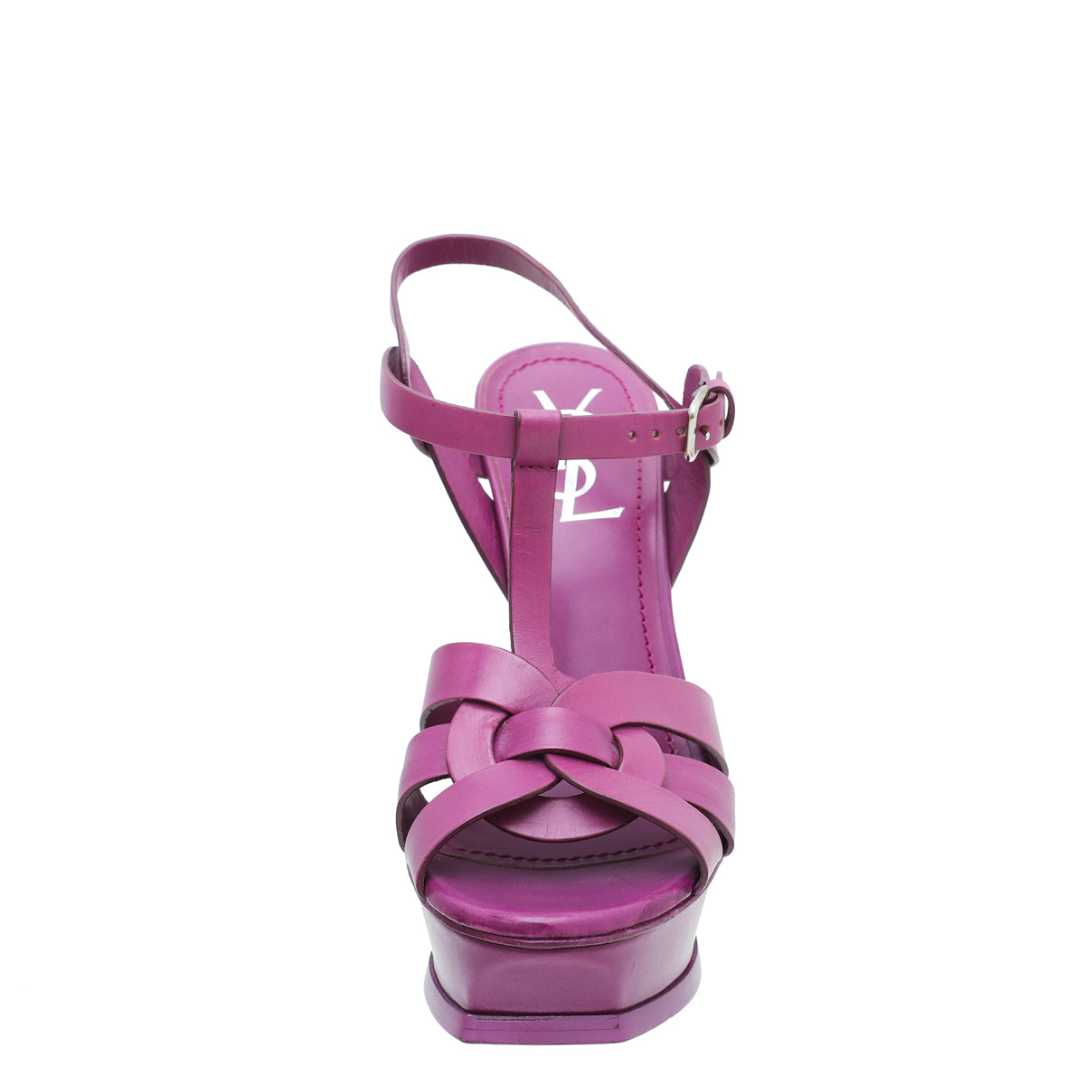 YSL Violet Tribute Sandal 37.5-YSL-THE CLOSET