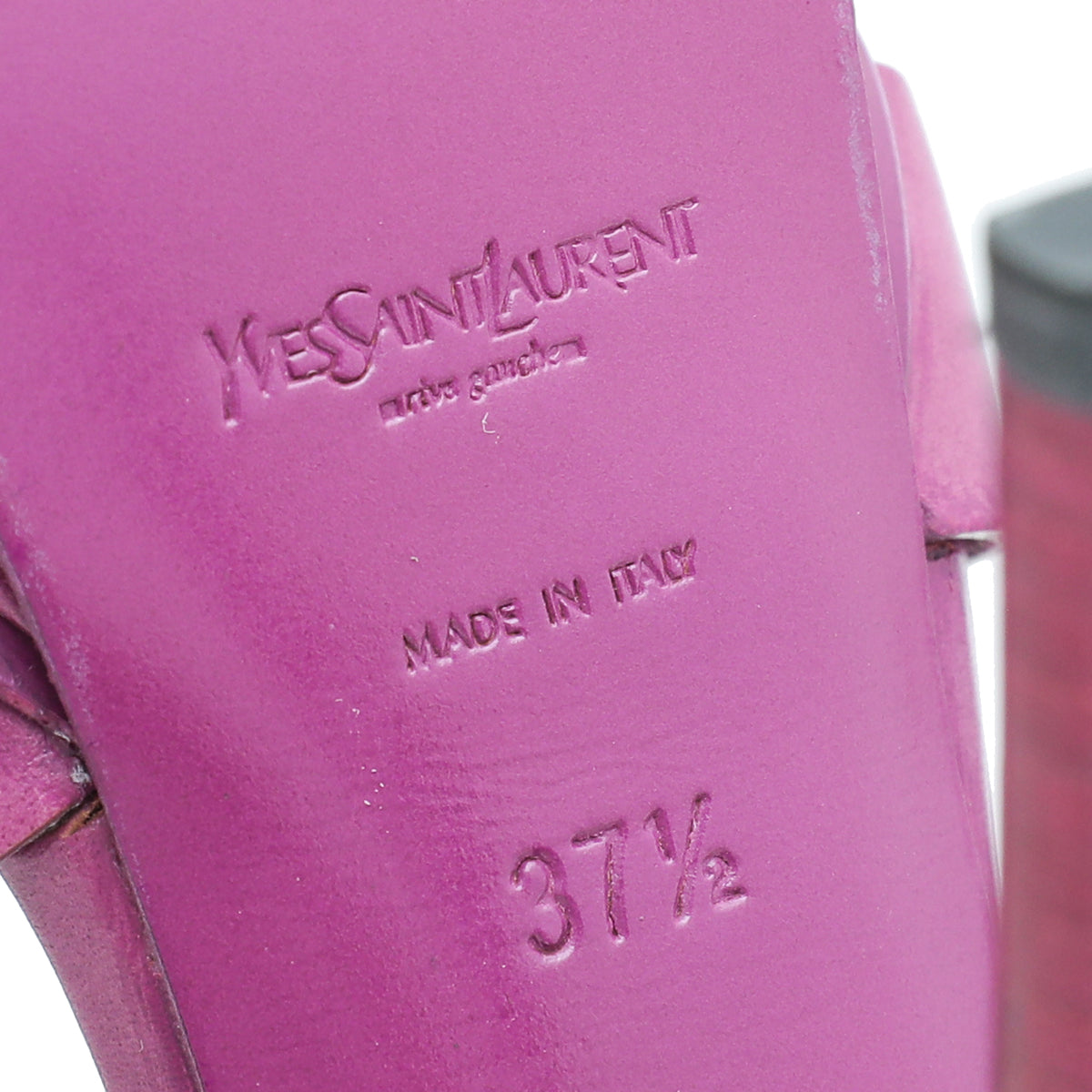 YSL Violet Tribute Sandal 37.5-YSL-THE CLOSET
