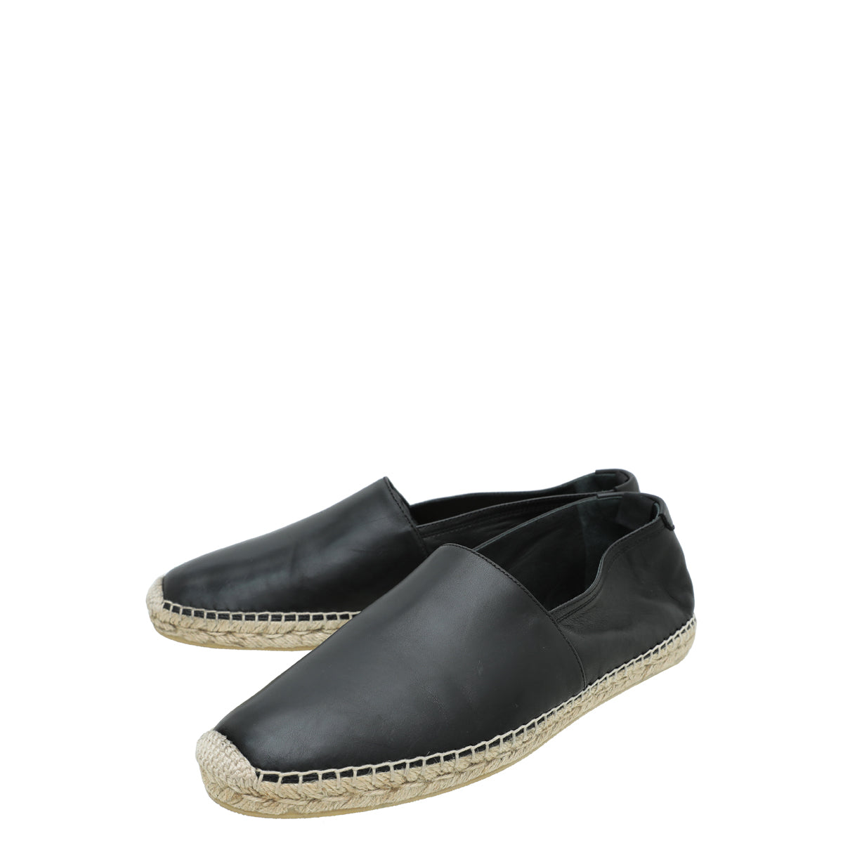 YSL Black Men's Espadrille 44-YSL-THE CLOSET