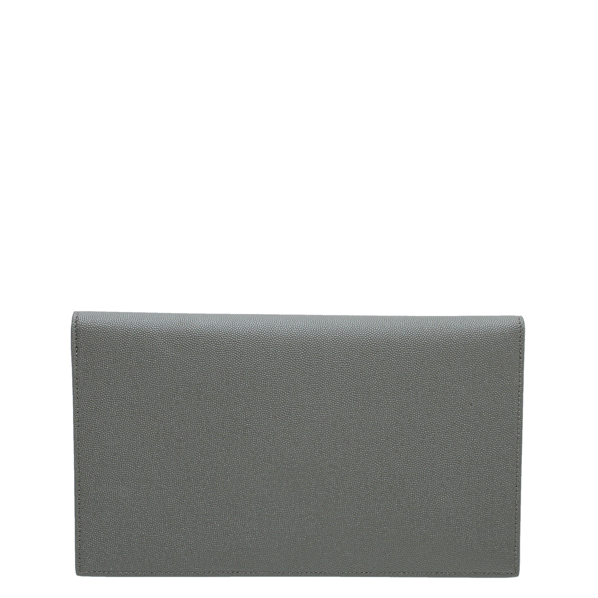 YSL Dark Asphalt Uptown Grain De Poudre Medium Pouch-YSL-THE CLOSET