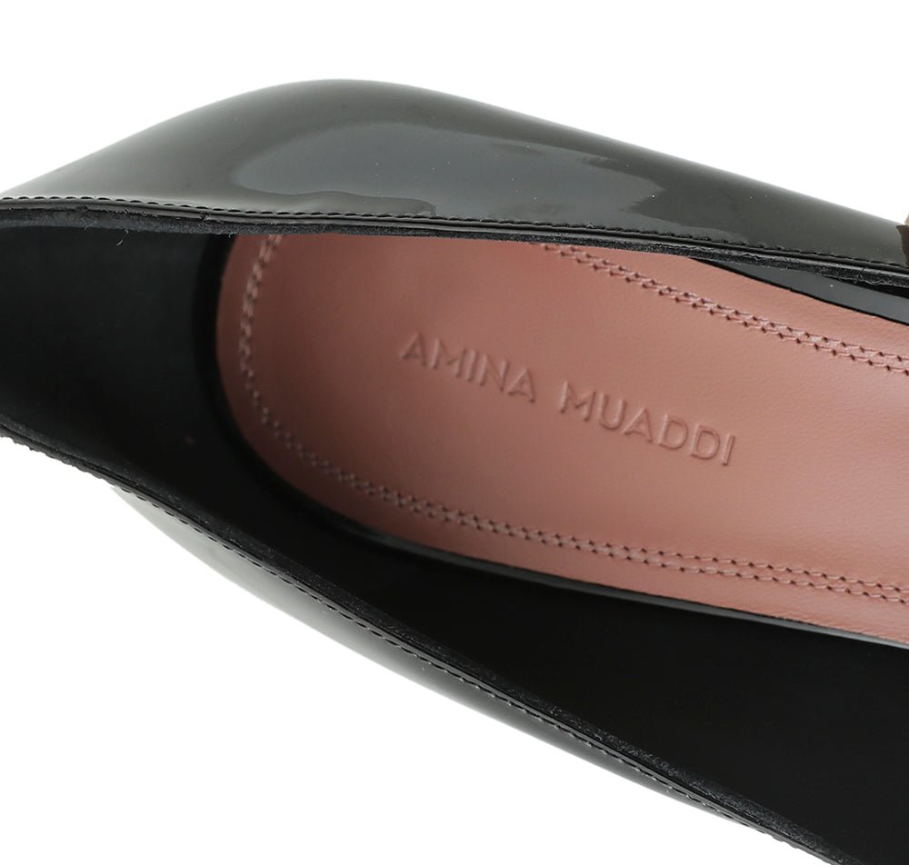 Amina Muaddi - Amina Muaddi Black Ami Pumps 38.5 | The Closet
