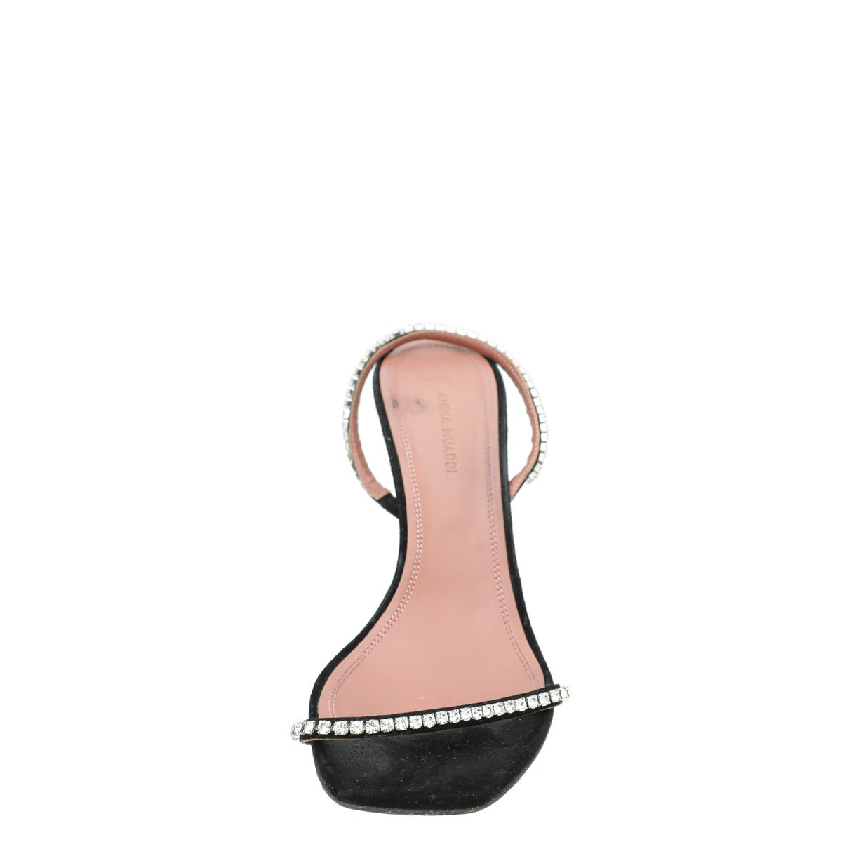 Amina Muaddi Black Gilda Sandals 40-Amina Muaddi-THE CLOSET