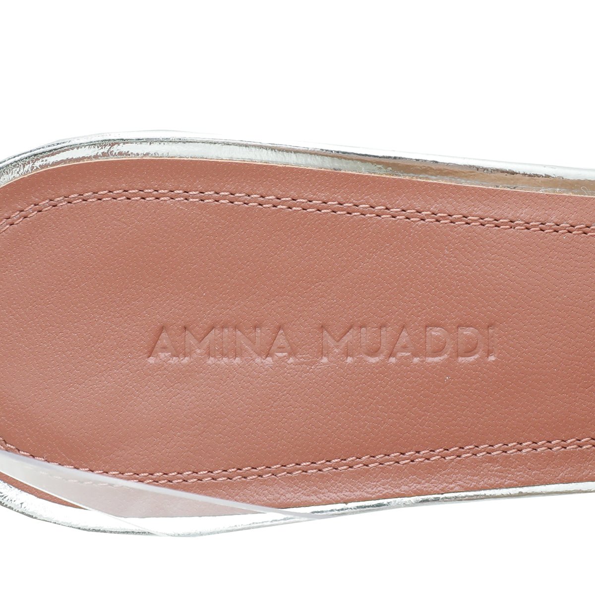 amina muaddi clear slingback