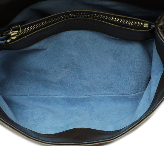 Bottega Veneta Bicolor Flap Clutch-Bottega Veneta-THE CLOSET