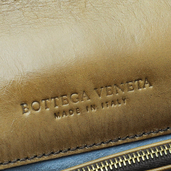 Bottega Veneta Bicolor Flap Clutch-Bottega Veneta-THE CLOSET