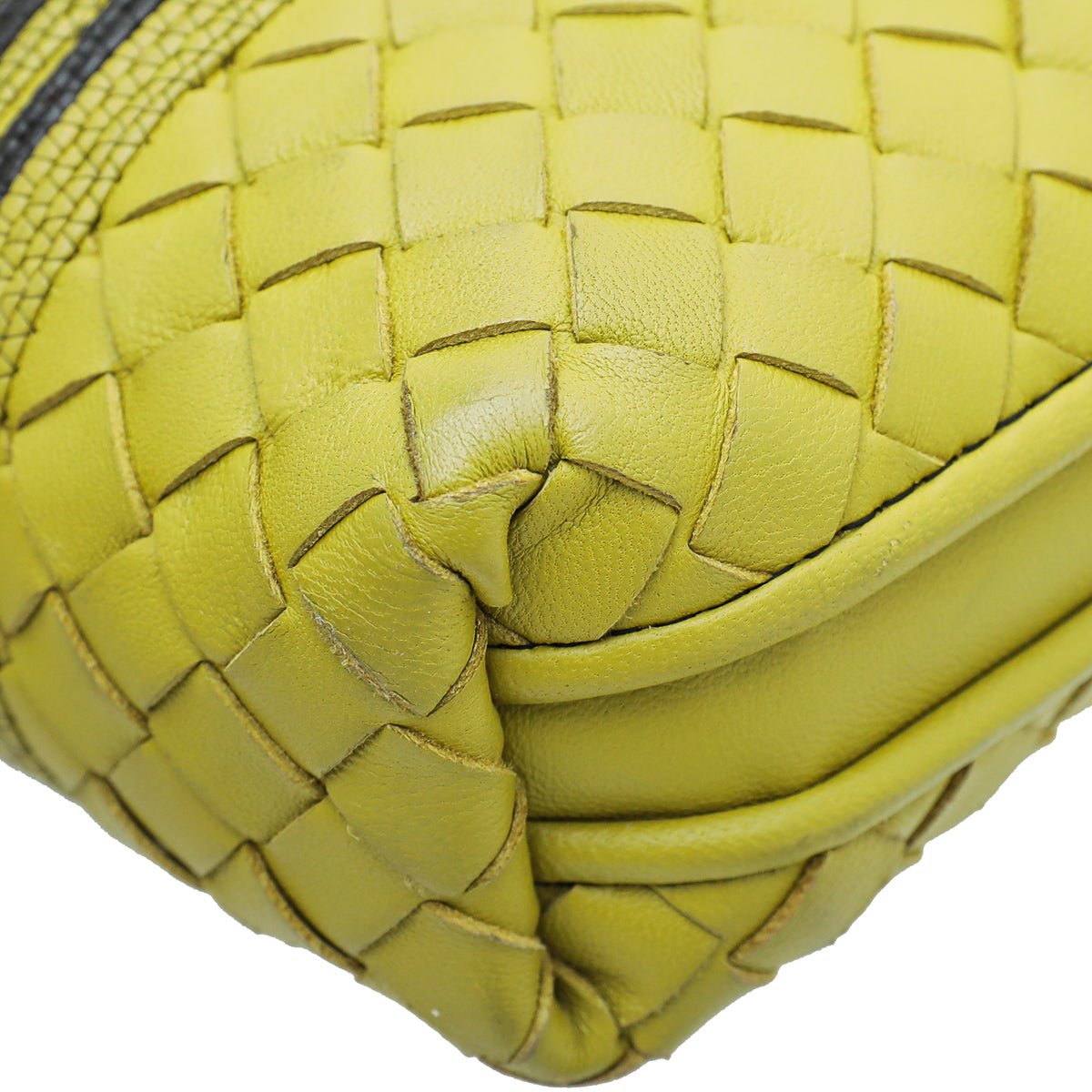 Bottega Veneta Bicolor Intrecciato Nappa Snakeskin Nodini Crossbody Bag-Celine-THE CLOSET