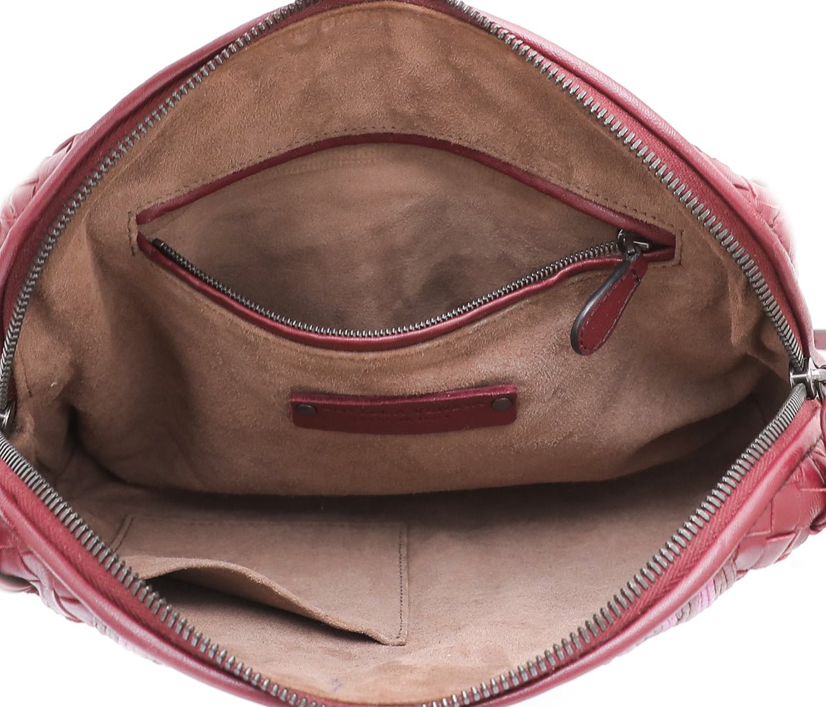 Bottega Veneta Bicolor Intrecciato Nodini Crossbody Bag-Bottega Veneta-THE CLOSET