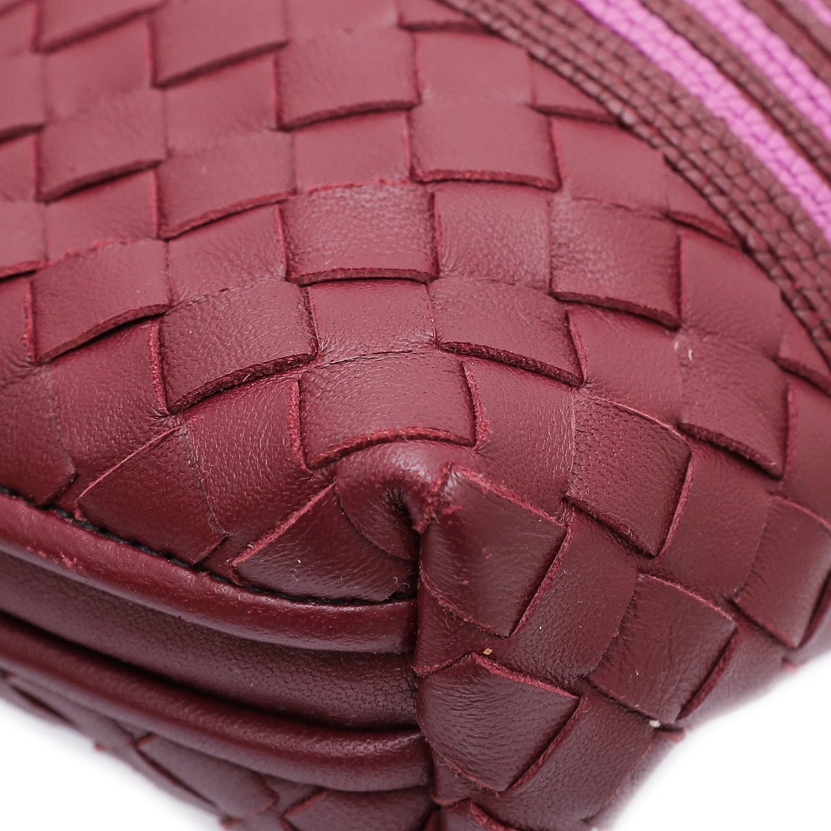 Bottega Veneta Bicolor Intrecciato Nodini Crossbody Bag-Bottega Veneta-THE CLOSET