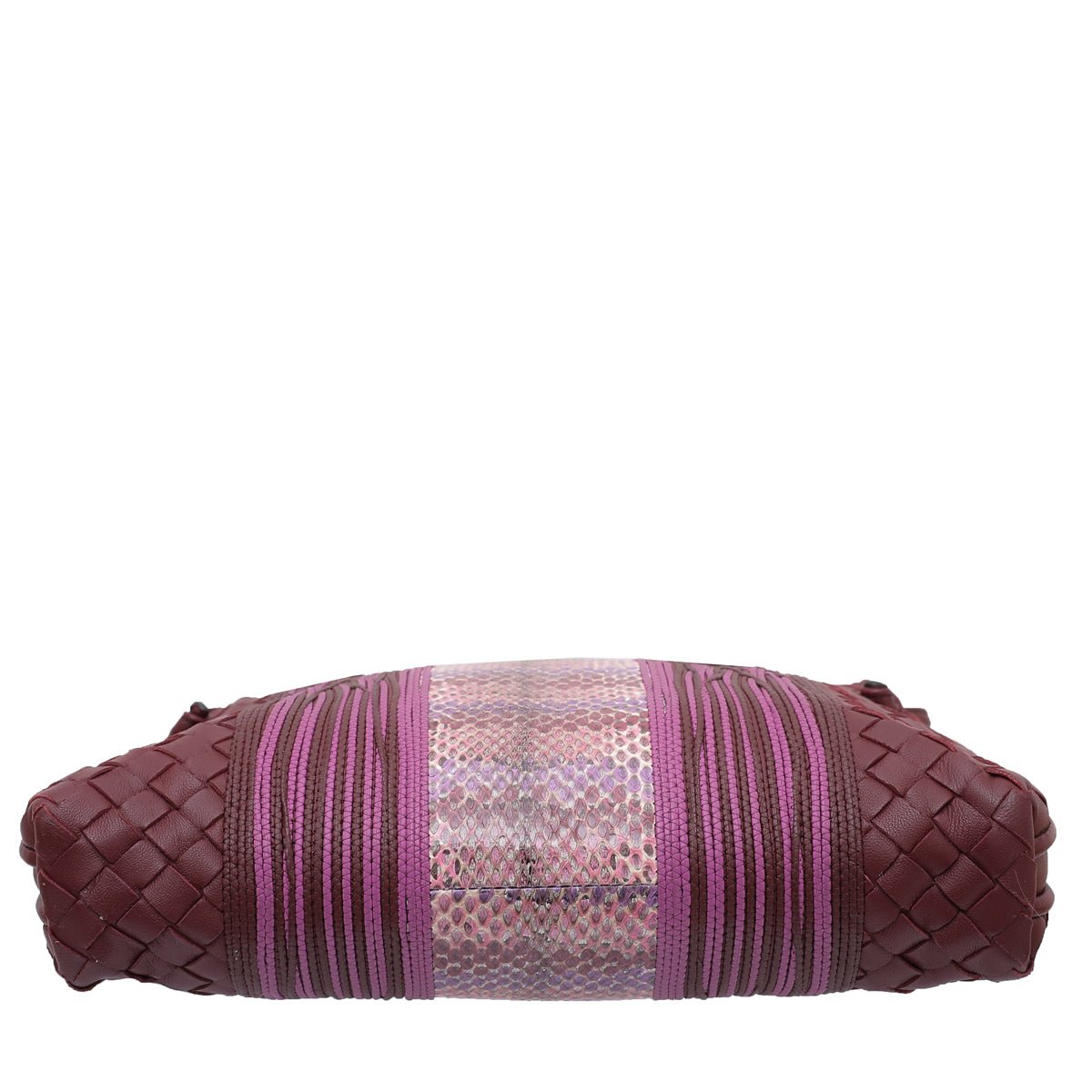 Bottega Veneta Bicolor Intrecciato Nodini Crossbody Bag-Bottega Veneta-THE CLOSET