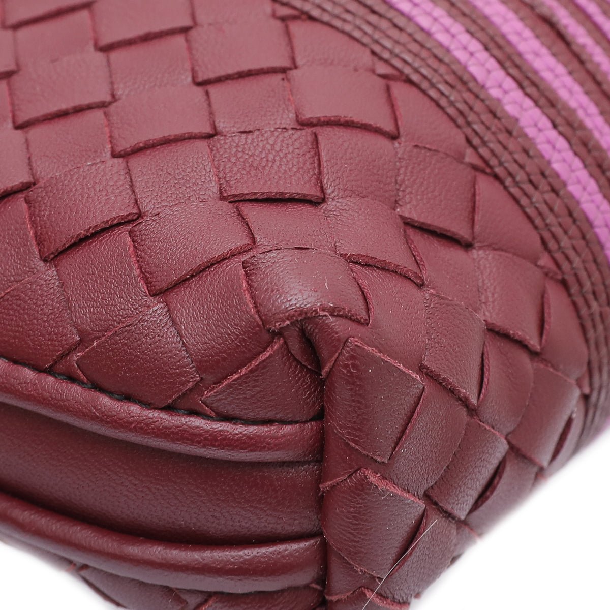 Bottega Veneta Bicolor Intrecciato Nodini Crossbody Bag-Bottega Veneta-THE CLOSET