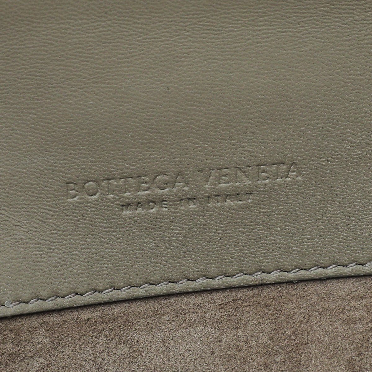 Bottega Veneta Bicolor Mist Intrecciato Club Stitch Olimpia Knot Clutch-Bottega Veneta-THE CLOSET