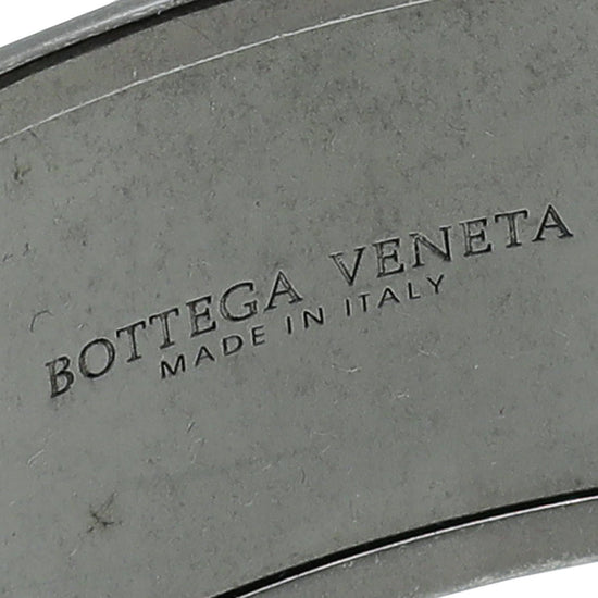 Bottega Veneta - Bottega Veneta Bicolor Woven Print Enamel Bracelet | The Closet