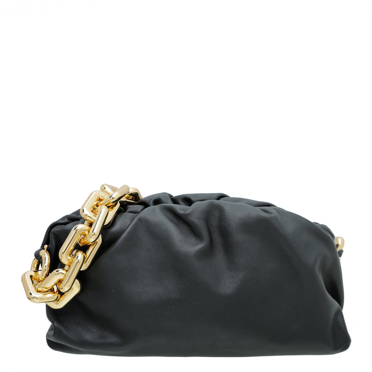 Bottega Veneta Black Chain Pouch-Bottega Veneta-THE CLOSET