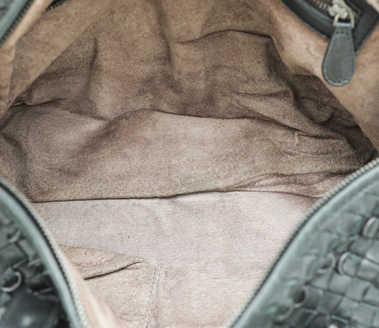 Bottega Veneta - Bottega Veneta Black Intrecciato Duffle Small Bag | The Closet