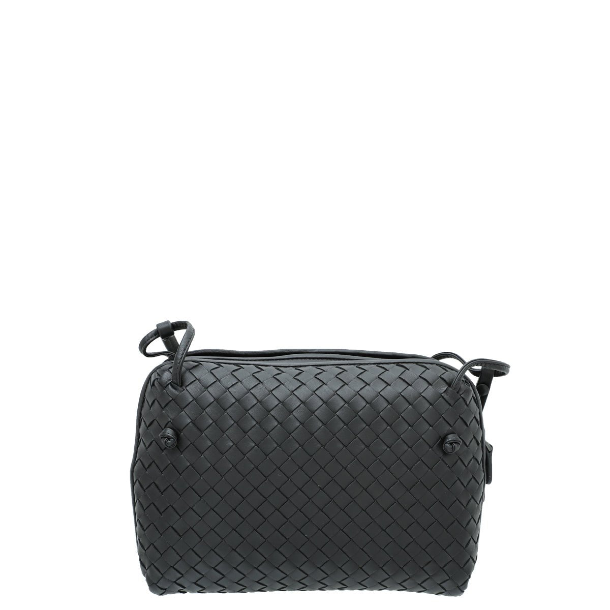 Bottega Veneta Black Intrecciato Nodini Crossbody Bag – THE CLOSET