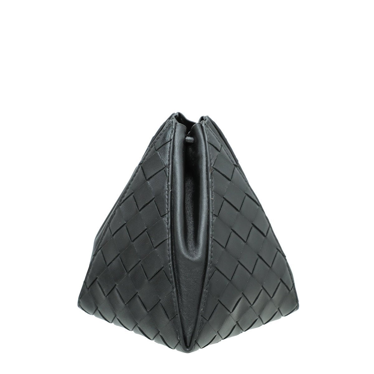 Bottega Veneta Black Intrecciato The Mini Knot Bucket Mini Bag-Bottega Veneta-THE CLOSET