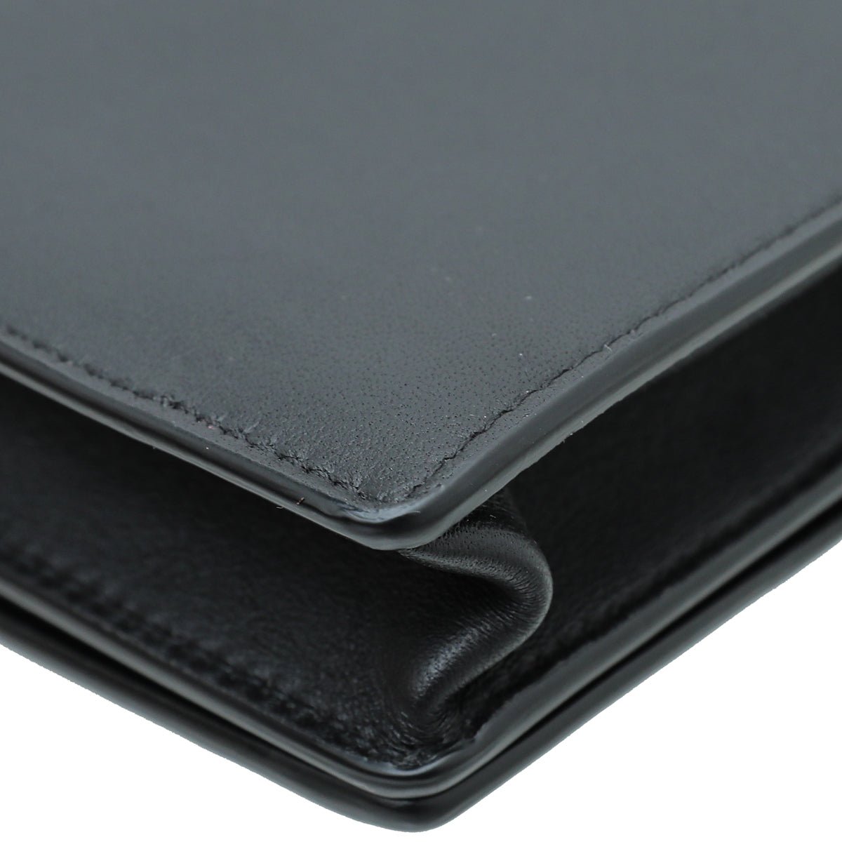 Bottega Veneta Black Multicolor Perforated Details Chain Wallet-Bottega Veneta-THE CLOSET