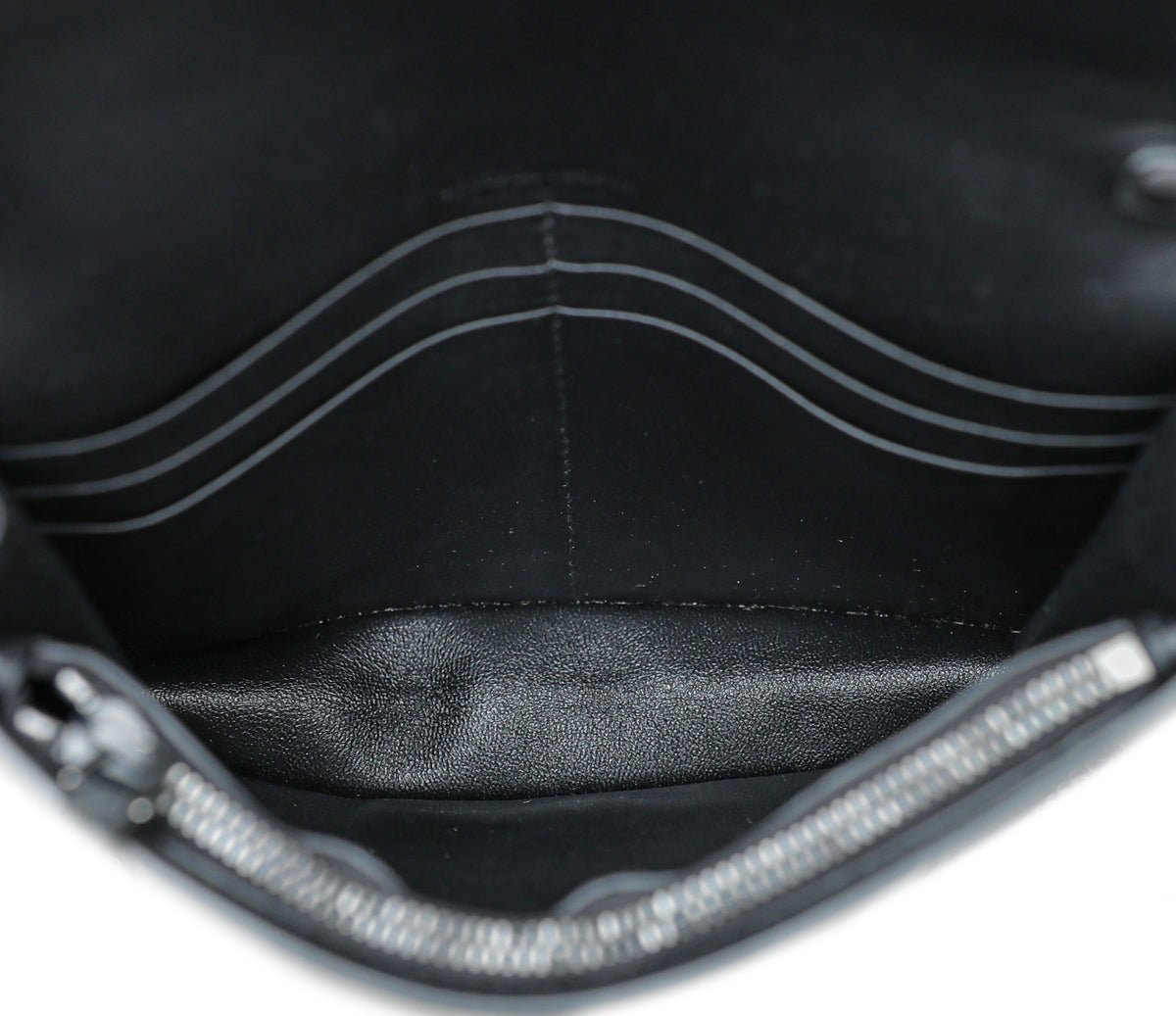 Bottega Veneta Black Multicolor Perforated Details Chain Wallet-Bottega Veneta-THE CLOSET