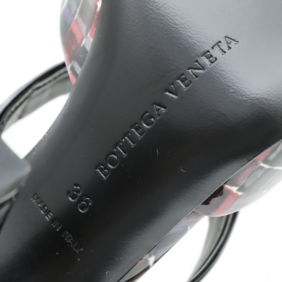 Bottega Veneta Black Multicolor Woven Print Strap D'orsay Pump 36-Bottega Veneta-THE CLOSET