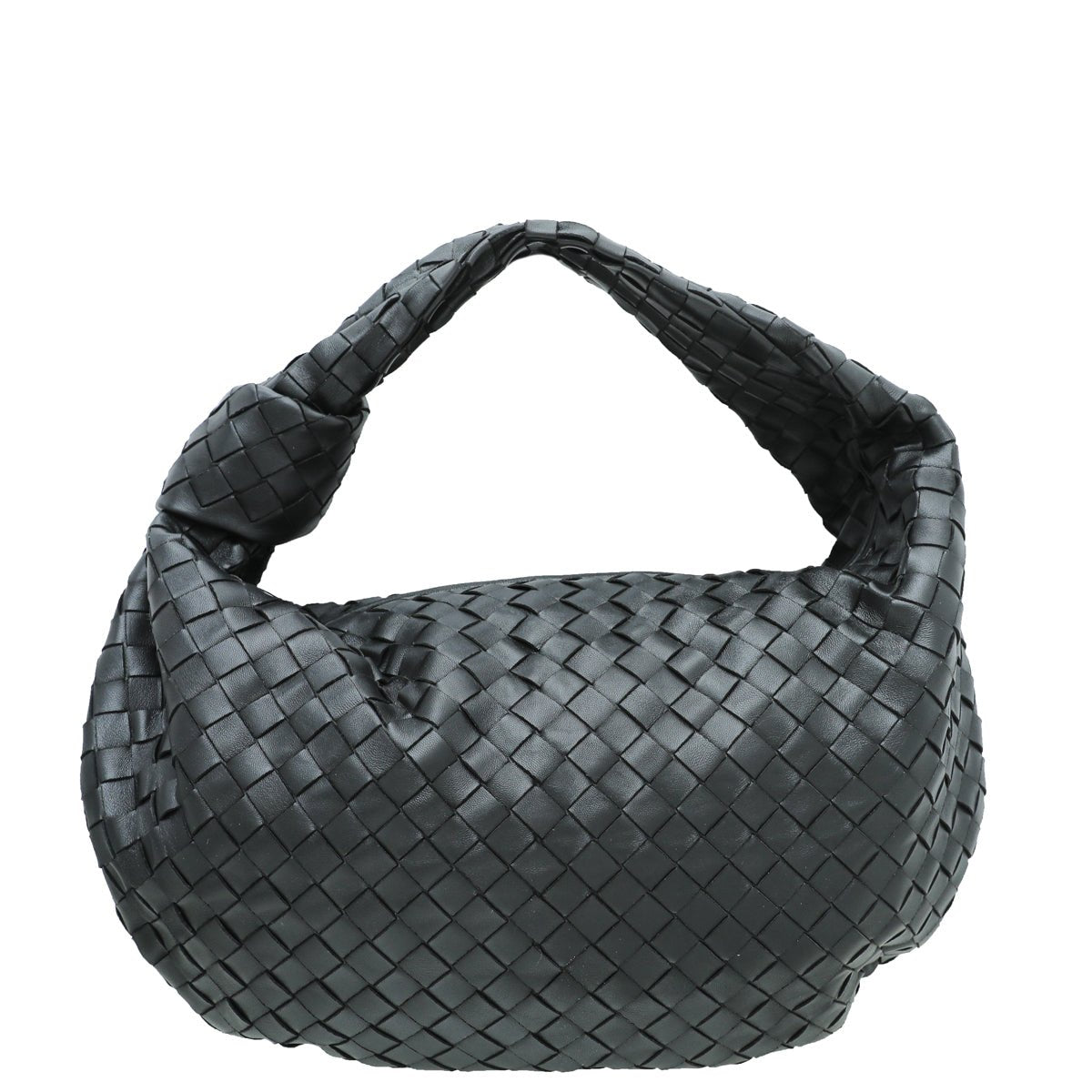 Bottega Veneta Black Nappa Small Jodie Bag-Bottega Veneta-THE CLOSET