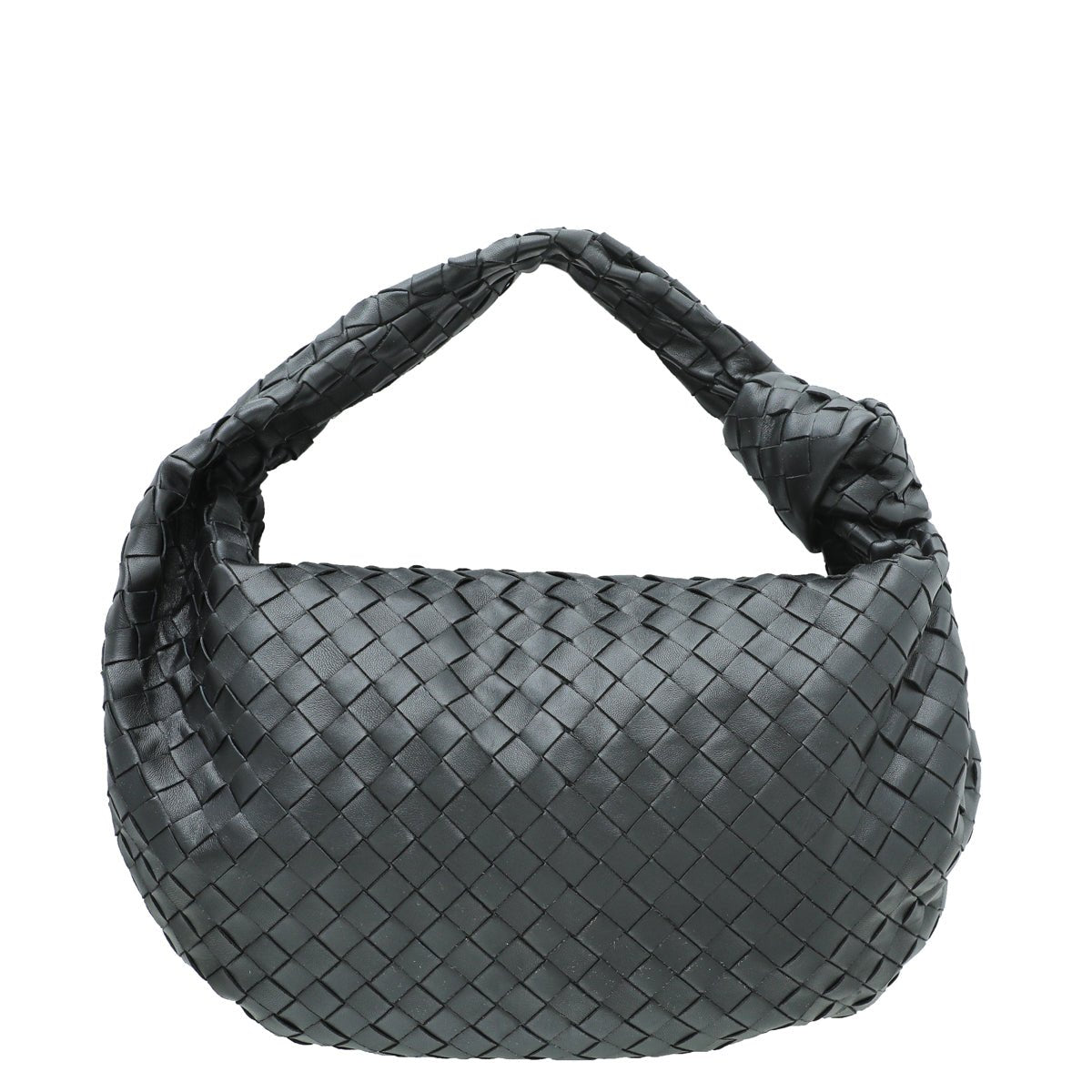 Bottega Veneta Black Nappa Small Jodie Bag-Bottega Veneta-THE CLOSET