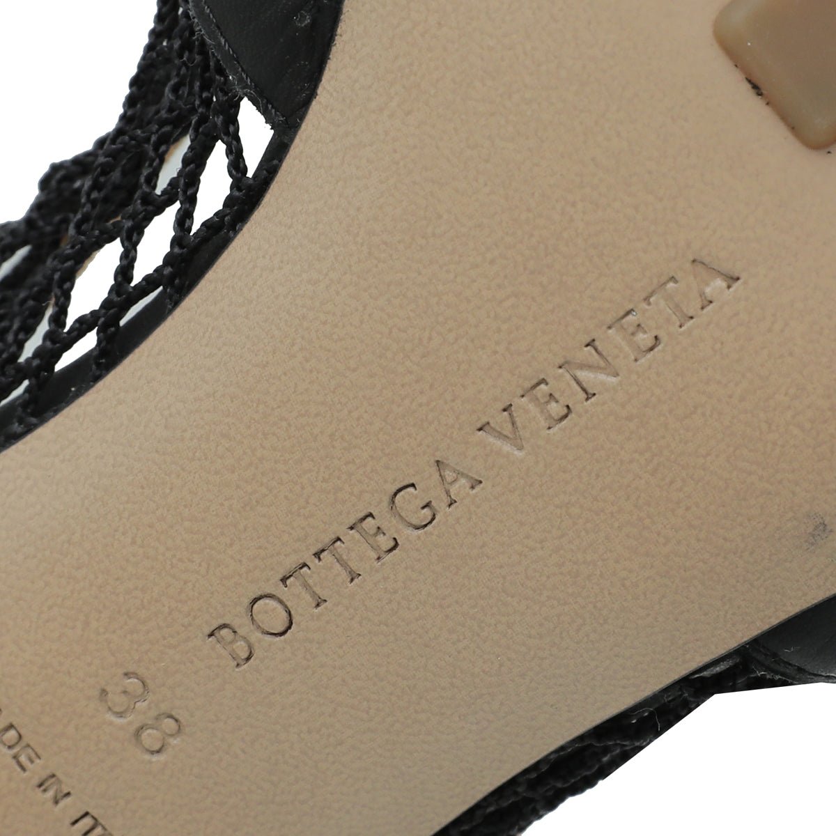 Bottega Veneta - Bottega Veneta Black Stretch Chain Pump 38 | The Closet