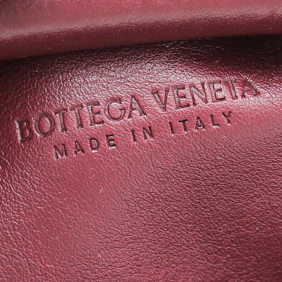 Bottega Veneta Bordeaux Leather Mini The Pouch Bag Bottega Veneta