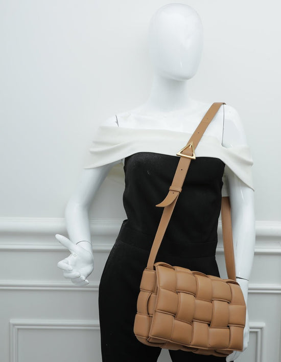 Bottega veneta padded cassette bag caramel Clearance