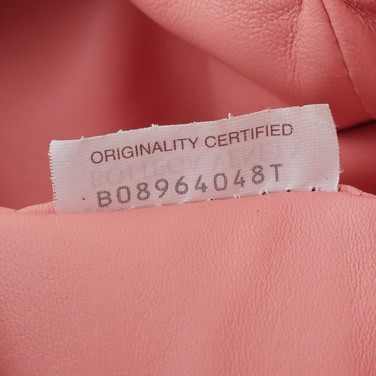 Bottega Veneta Coral Intrecciato Nappa Pouch Clutch-Bottega Veneta-THE CLOSET