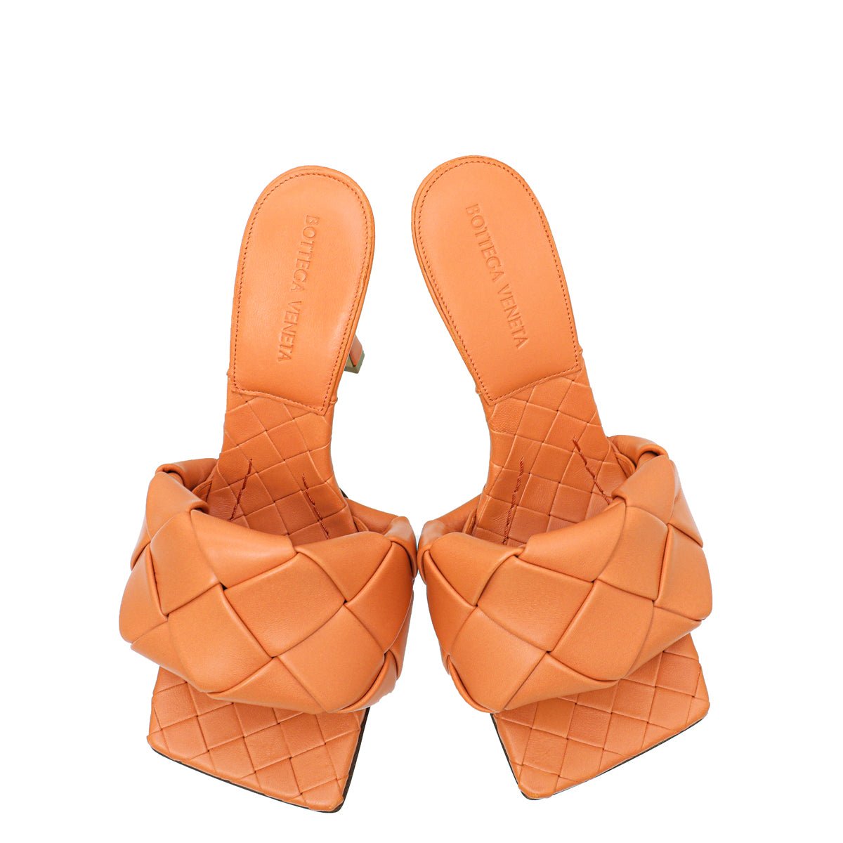 Bottega Veneta Coral Lido Mule 38-Bottega Veneta-THE CLOSET