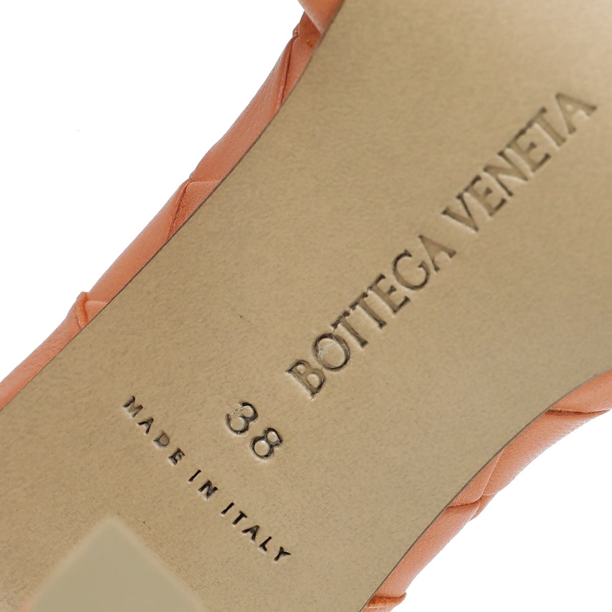 Bottega Veneta - Bottega Veneta Coral Lido Mule 38 | The Closet