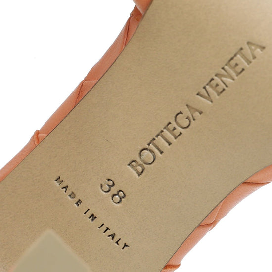 Bottega Veneta - Bottega Veneta Coral Lido Mule 38 | The Closet