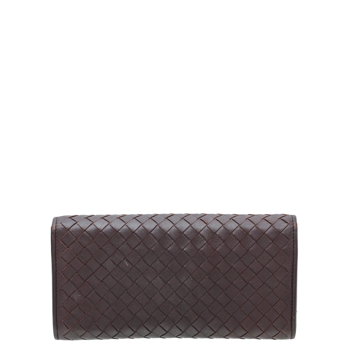 Bottega Veneta - Bottega Veneta Dark Violet Intrecciato Nappa Flap Continental Wallet | The Closet