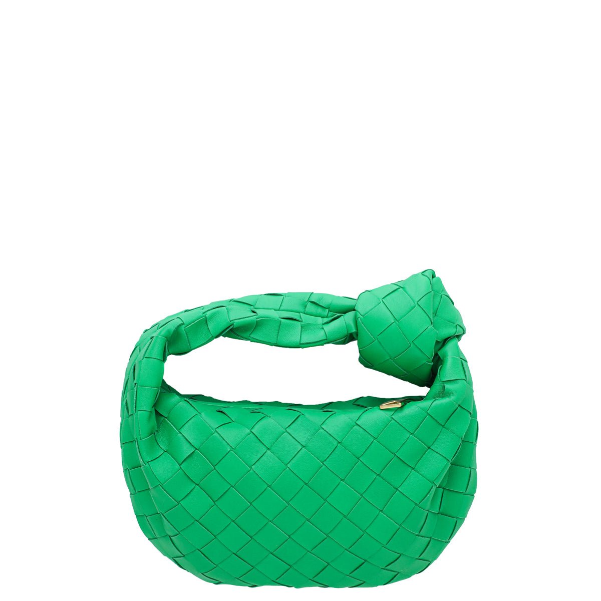 Bottega Veneta Grass Green Intrecciato Nappa Jodie Mini Bag-Bottega Veneta-THE CLOSET