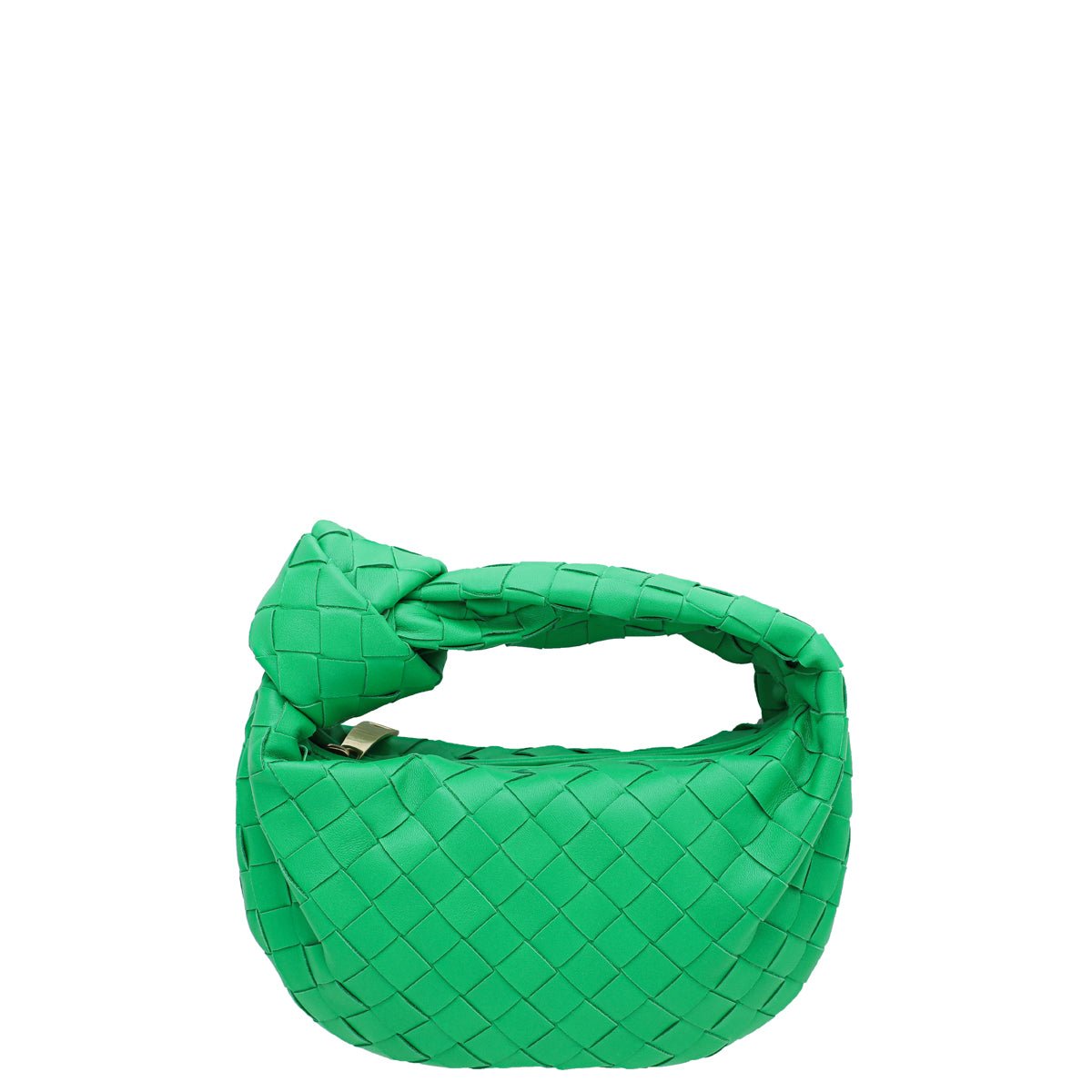 Bottega Veneta Grass Green Intrecciato Nappa Jodie Mini Bag-Bottega Veneta-THE CLOSET