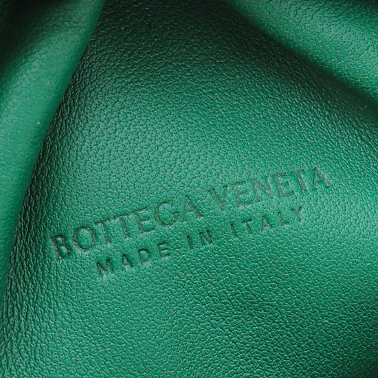 Bottega Veneta - Bottega Veneta Green Python Mini Pouch | The Closet