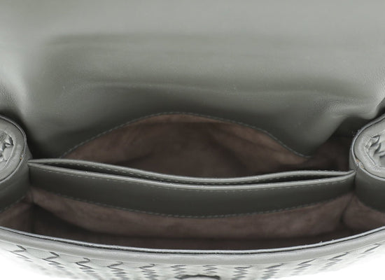 Bottega Veneta - Bottega Veneta Grey Intrecciato Nappa Olimpia Chain Bag | The Closet