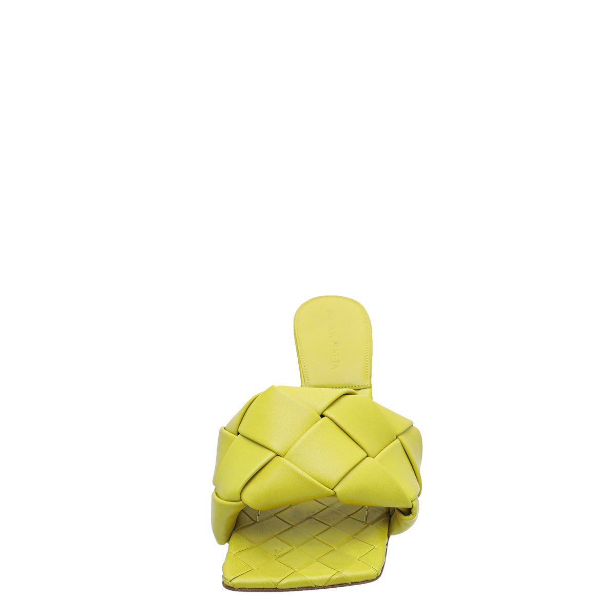 Bottega Veneta Kiwi Intrecciato Nappa Lido Mules 36-Bottega Veneta-THE CLOSET