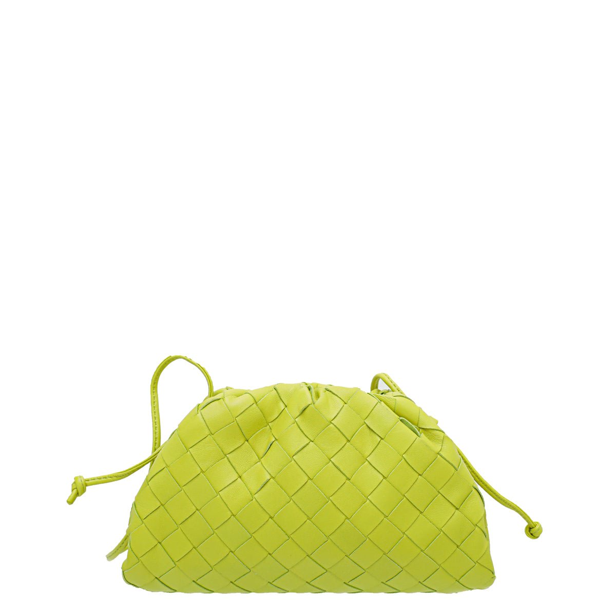 Bottega Veneta Kiwi Intrecciato Nappa Mini Pouch Bag-Bottega Veneta-THE CLOSET