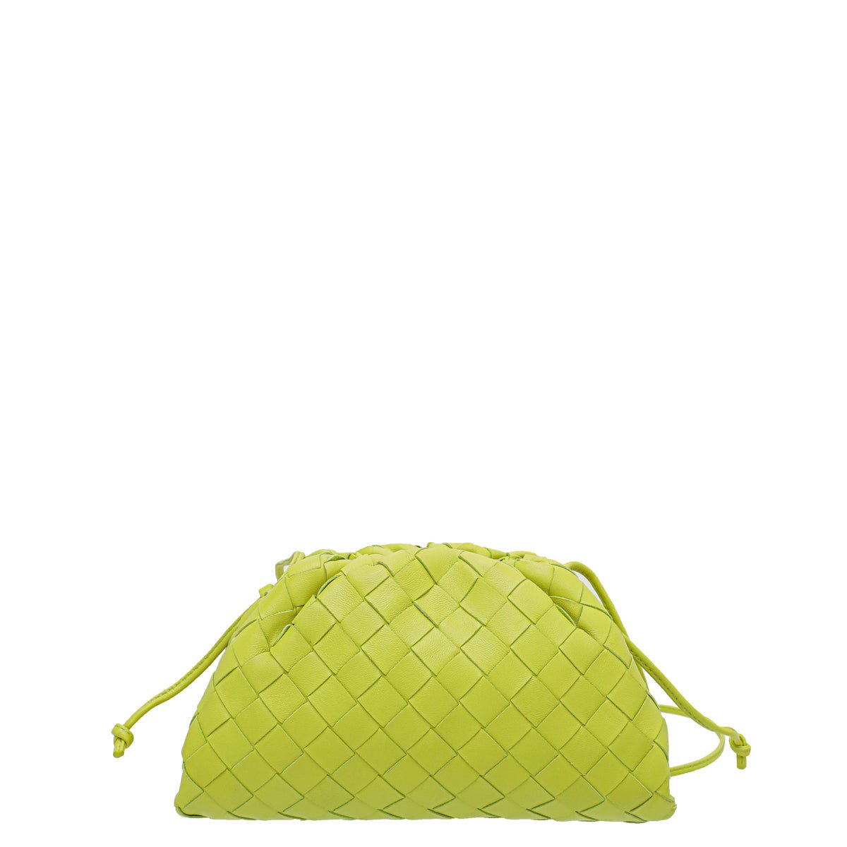 Bottega Veneta Kiwi Intrecciato Nappa Mini Pouch Bag-Bottega Veneta-THE CLOSET