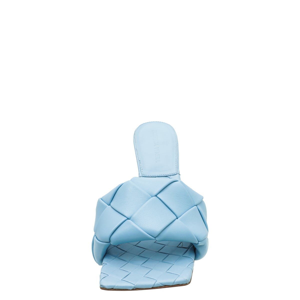 Bottega Veneta Light Blue Padded Heeled Mule 39-Bottega Veneta-THE CLOSET