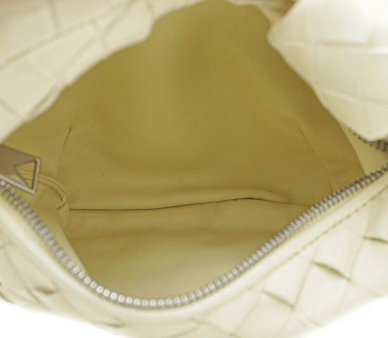 Bottega Veneta - Bottega Veneta Light Yellow Intrecciato Mini Jodie Bag | The Closet